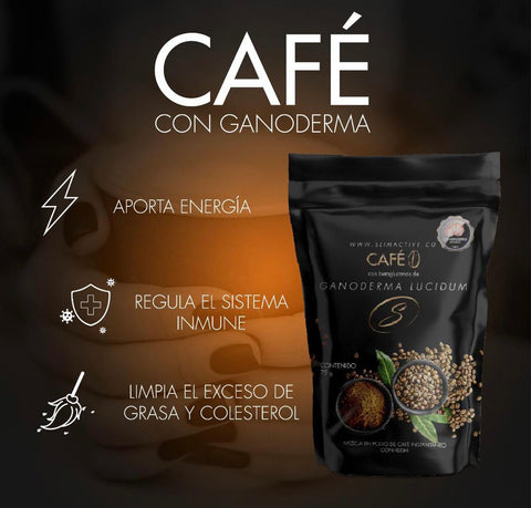 Kit Alimentos funcionales Té verde con GANODERMA, Café con GANODERMA y Citrus Fusion con Magnesio y Vinagre de Manzana