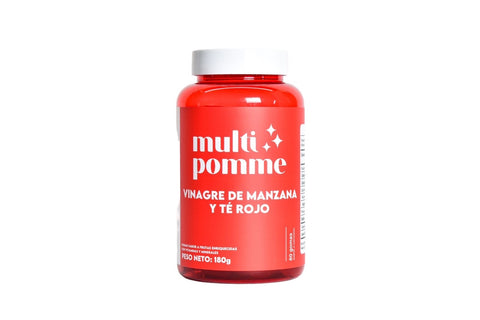 Gomas Multi Pomme Vinagre de Manzana y Té Rojo