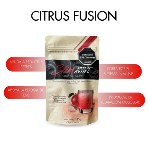 Kit Alimentos funcionales Té verde con GANODERMA, Café con GANODERMA y Citrus Fusion con Magnesio y Vinagre de Manzana