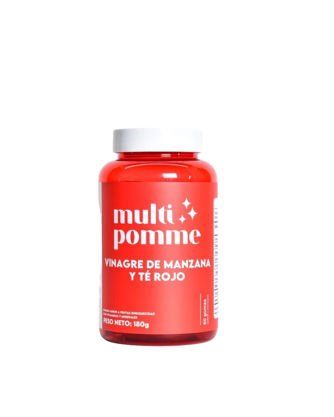 Gomas Multi Pomme Vinagre de Manzana y Té Rojo