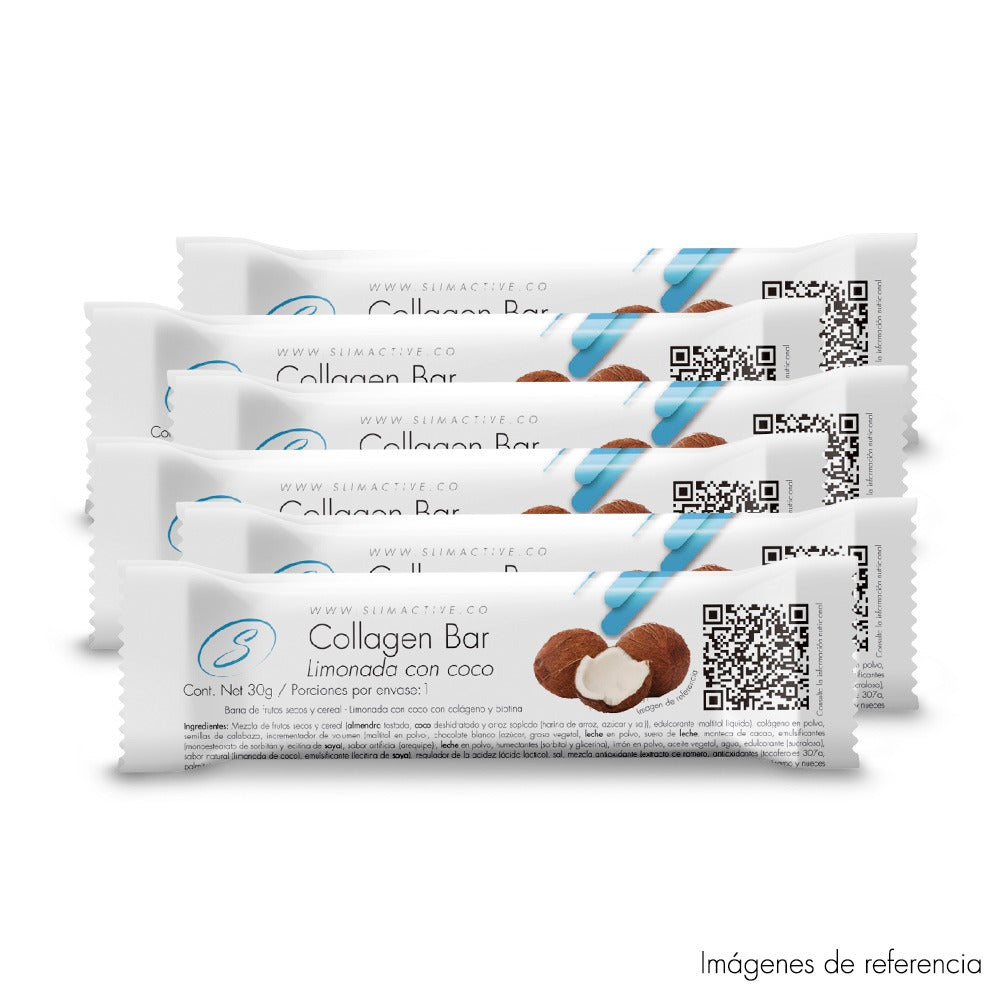 Barras de cereal x 6 con Colágeno y Biotina