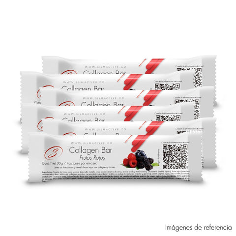 Barras de cereal x 6 con Colágeno y Biotina