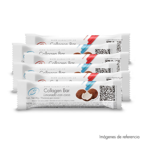 Barras de cereal x 6 con Colágeno y Biotina