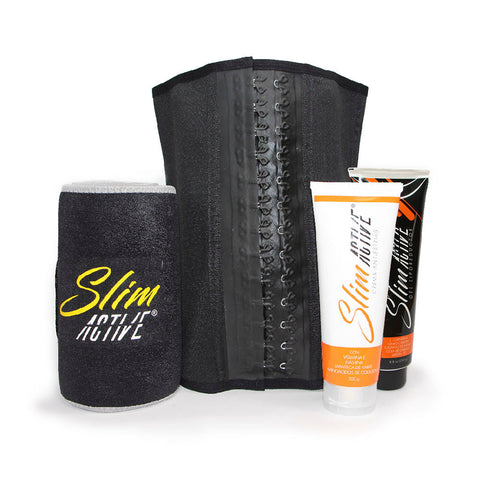 KIT 2 – POST PARTO – Gel Reductor + Crema Antiestrías + Cinturilla + Faja Térmica