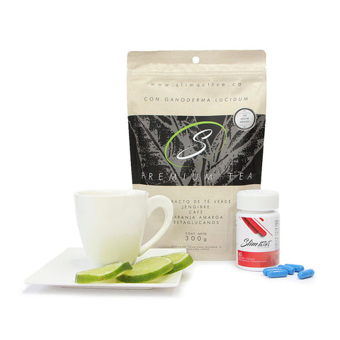 KIT 6 - Cápsulas Slim+ Té con Ganoderma