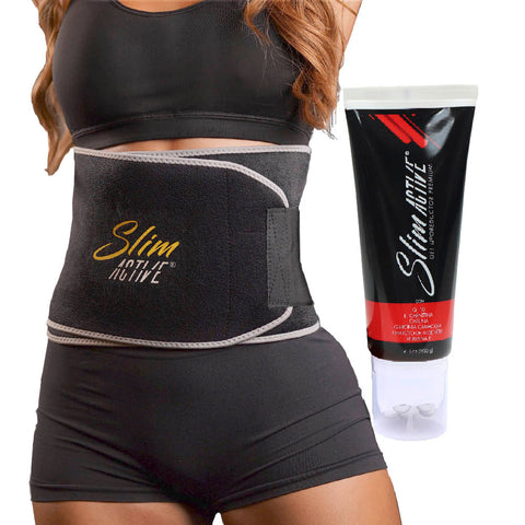 KIT 7 – Faja Térmica abdomen tradional + Gel Triple Acción con balines de acero